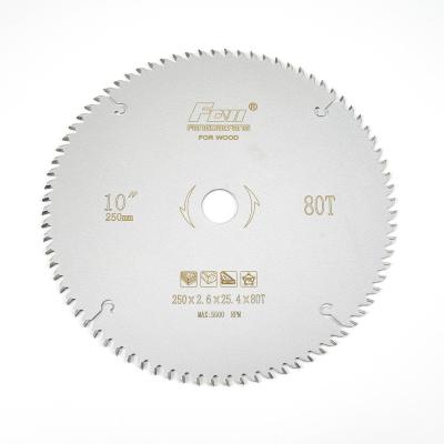 China Professional Grade CTT Aluminum Circular Blades Wood Cutting New CTT Coating Wood Saw Blade for sale