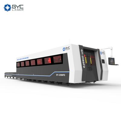 China Laser CUTTING 4000W/4kw Fiber Laser Cutting Machine with Beckhoff Controller, GYClaser, Precitec Laser Head for sale