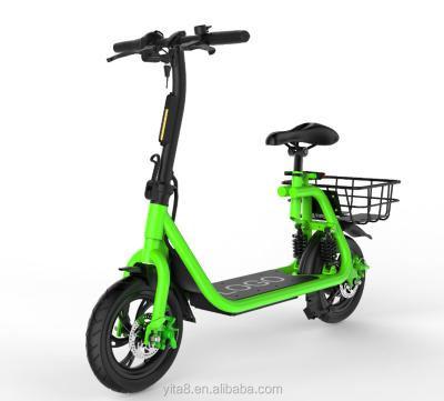 China New design 2022 aluminum alloy 12 step easy two wheel foldable electric scooter 350w motorcycle from china for sale