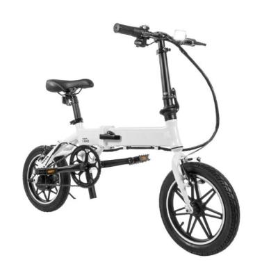 China Outlet Factory 14 Inch Aluminum Alloy Foldable And Portable Electric Bicycle for sale