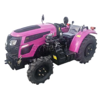 China New SYNBON Hotels 4 Wheel 50HP Orchard Mini Farm Farm Compact Tractor for sale