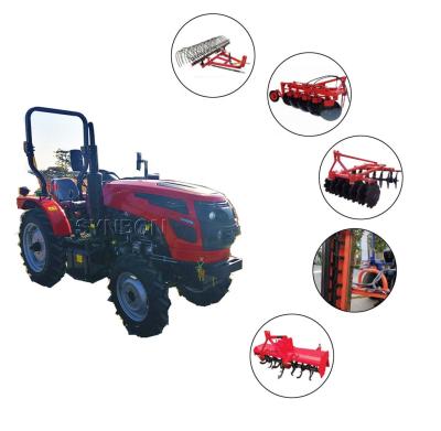 China Chinese New 4*4 60 HP Mini Small Four Wheel Drive Orchard Garden Garden Used Agricultural Machinery Tractor Compact Hotels With CE for sale