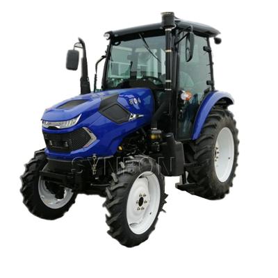 China New Hotels Mini Max Diesel Power Engine Wheel Color Speed ​​PTO Garden 70HP 4WD Farm Agricultural Tractor With Air Condition Cabin for sale