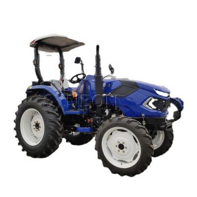 China New Hotels Farm Machinery 80HP Max Diesel Power Engine Garden Agriculture Equipment 4 Wheel Drive Tractors With Cabin for sale