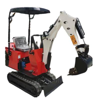 China New Garden From Pasture Excavator Small Digger Hotel Construction 0.8 Ton Mini Excavator Crawler Cheap Used Construction Machinery for sale