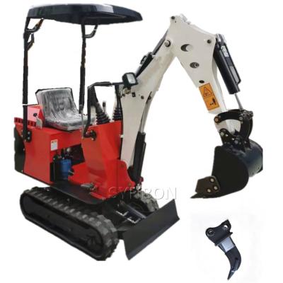 China New Hotels Garden From Small Excavator Track Digger Construction 0.8 Ton Used Construction Machinery Crawler Mini Excavator for sale