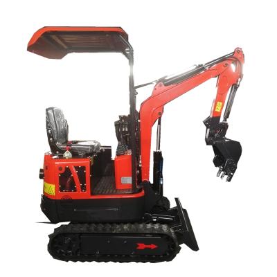 China New Hotel Excavator Small Farm Track Backhoe Garden Crawler 1.0 Ton Mini Excavator Ddigger Construction Machinery for sale