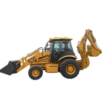 China New Hotels Machine Wheel Loader SY747 Excavator Loader Backhoe Construction Loader for sale