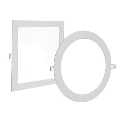 China Residential Square Circular Embedded Hidden Luminescent Panel Lamp LED Panel Lamp Side Small Ultrathin Down Lamp for sale