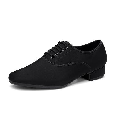 China Wear Resistant Low Oxford Men's Duo Soft Top Modern Heel Dance Shoes for sale