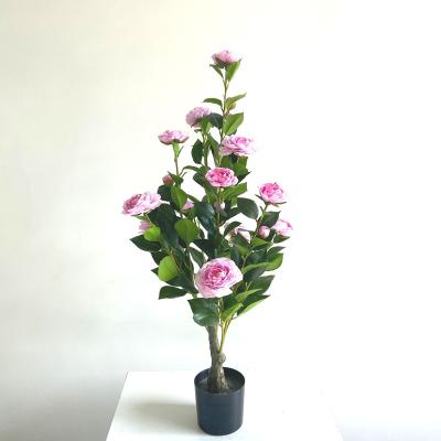 China Wholesale Minimalist 90cm Factories China Artificial Wish Tree Rose Flowers Indoor Indoor Outdoor Tree for sale