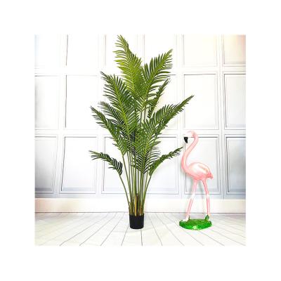 China Indoor Decoration Bonsai Made In China New Design Home Artificial Potted Bonsai Tree Artificial Palm Leaves for sale