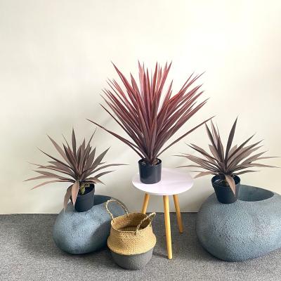 China Minimalist to Common Wholesale Plastic Bonsai Garden Desktop Green Plant Artificial Gladiolus Plant Decoration for sale