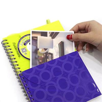 China A6 Customized Size Easy Enrollment PP Material Cover Spiral Coil Binding Notebook Pocket Book for Students or Gifts for sale