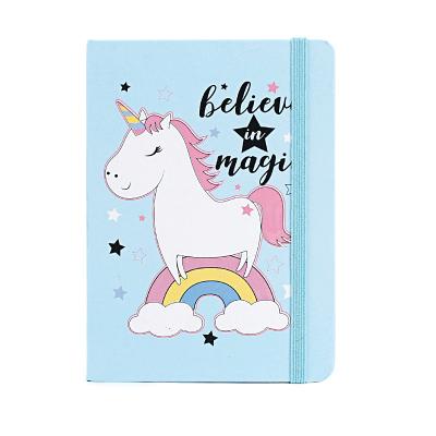 China Unicorn easy journaling template printing A5 size custom LOGO cute notebook diary planner for students or gifts for sale