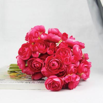 China Multi Colors Fabric Hawaiian Flower Artificial Ranunculus Flower From China Artificial Flowers Suppliers for sale