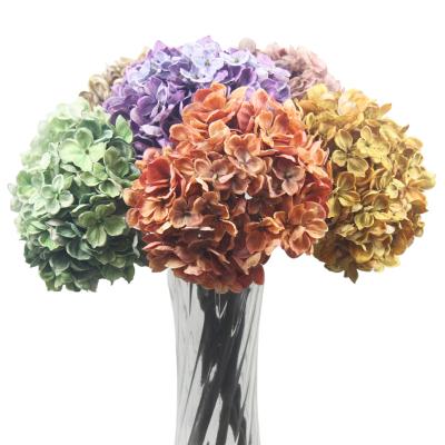 China With Long Stems Hydrangea Arrangement Artificial Flowers Floral Plant Home Party Wedding for sale