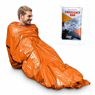 China Hybrid type emergency disposable sleeping bag for camping for sale