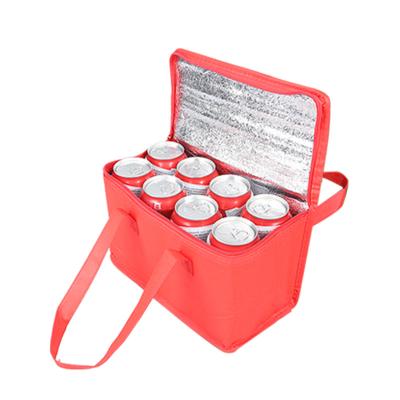 China Fashionable Promotional Cheap Disposable Non Woven Heat Insulation Cooler Bag for sale