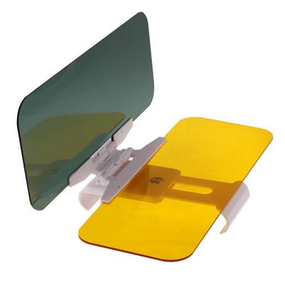 China Day and Night HD Clear Vision Car Sun Shade Anti-glare Blocker Button Type UV for Day and Night Driving for sale