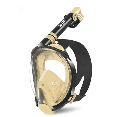 China New 180 Wide View Scuba Diving Mask Full Face Underwater Snorkel Mask With Vanish Pro Mount for sale