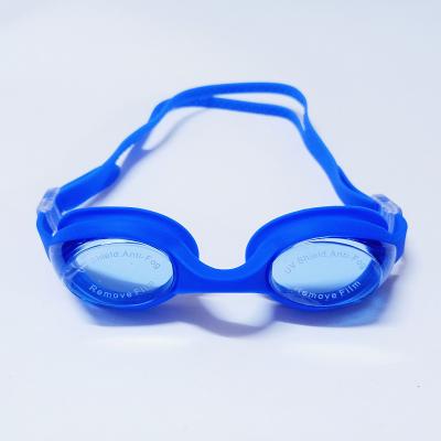 China Custom Logo Swim Goggles Silicone Swimming Goggles Electroplating Anti-fog Glasses For Teenagers Anti-fog UV Protection for sale