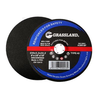 China Presion Grassland Clean Cut Factory 9 Inch Grinding Wheels Cutting Wheel 230*3*22.2 for sale