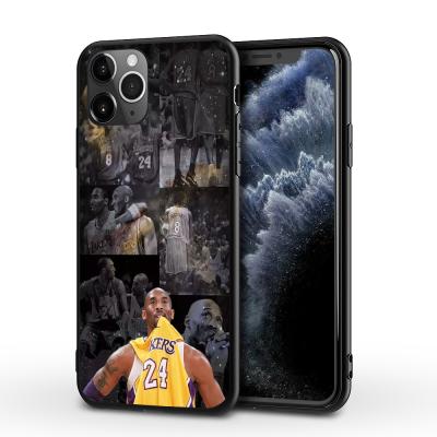 China NBA Heross Kobe Bryant Lucky Soft TPU Phone Case Protective Phone Case Big For iphone 11 Pro Max for sale