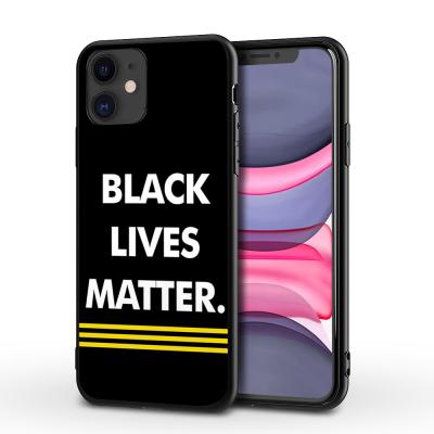 China Phone Protection I Can't Breathe Black Lives Matter Soft TPU Cell Phone Cover Case For Apple iphone 11 pro xs X max for sale