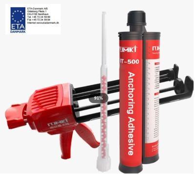 China Steel Bar Reinforcement Dual Cartridge Epoxy Caulking Gun for Industrial Applications for sale