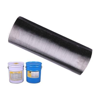 China High Strength Unidirectional Carbon Fiber Fabric Wrap Black Color For OEM 200g for sale