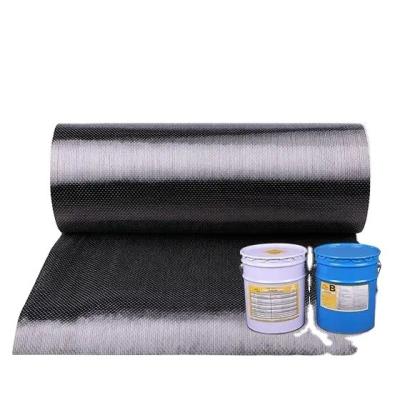 China 200gsm 3900 MPA Carbon Fiber Fabric For Construction Reinforcement Blanket SOLIDS for sale