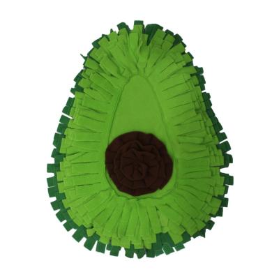 China Chinese Wholesale Jigsaw Healthy Dog Bowl Mat Sniffle Dog Avocado Avocado Travel Maker Slow Food Forming Interactive Pet Mat for sale