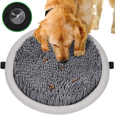 China Viable Sniff Mat For Dogs Food Mat Dog Brain Games 16.9 Inch Sniffing Feeding Encourages Natural Foraging Skills And Stress Release for sale