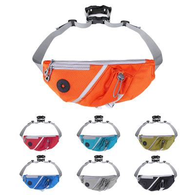 China Breathable Dog Fanny Pack, Pet Treat Waist Bag Dog Treat Pouch Pouch For Dog Walking, Training, Built In Poop Bag Dispenser for sale