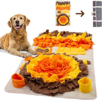 China Sustainable Smell Training Blanket Nose Mat For Dog Pet Feeding Mat Interactive Dog Toy for sale