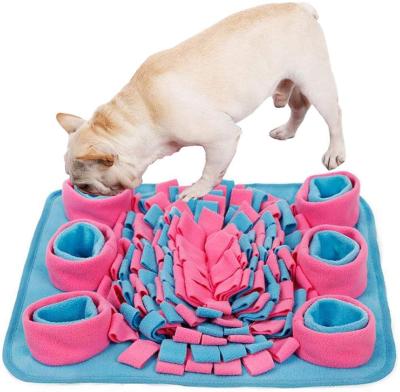 China Pet Smell Shape Cushion Snuff Trainer Pet Feeding Mat Covering Viable Training for sale