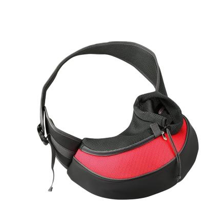 China Various Breathable Self-Carrying Trunk Bag Methods Pet Travel Portable Cross-Body Single-Shoulder Breathable Cats And Dogs for sale