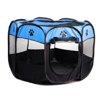 China Multicolor Portable Modern Octagonal Shape Travel Folding Dog Bed House Removable Pet House Pet House for sale