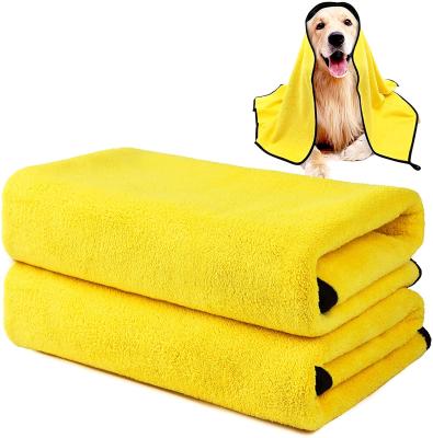 China Sustainable Drying Towel Robe Embroidered Towels Belt Dog Towel 50*90cm Customized for sale