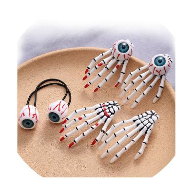 China Hair Using New Fashion Skull Bone Punk Skeleton Hair Clip For Women for sale