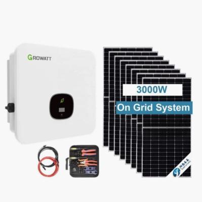 China Monocrystalline Silicon High efficiency 98% Growatt 7000~11000TL3-S on grid solar inverter 7000W for sale