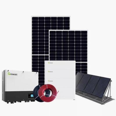 China Monocrystalline Silicon 10KW Solar Panel Kit Price Power Generator 5KW Off Grid 10kw Home Solar Energy Systems for sale