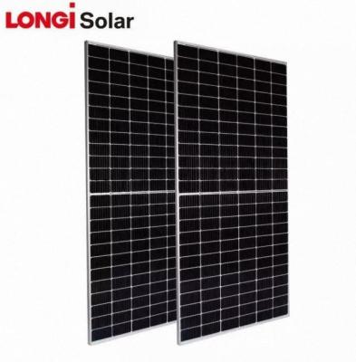 China Monocrystaline Silicon Longi A garde 440W 445W 450W 144cells monocrystalline half cut cell solar panel factory price made in China for sale