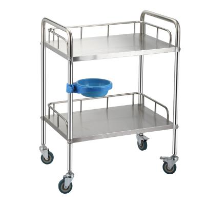 China Modern Equipment Trolley Wholesaler Hospital Stainless Steel Medical Dressing Trolley Instrument Trolley for sale