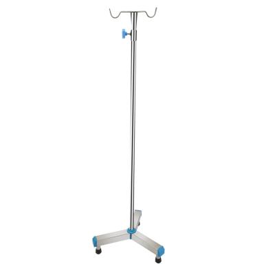 China Modern Portable Flexible IV Pole Stand Medical Infusion Stand Medical Drip Stand For Hospital Bed for sale