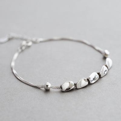 China Cool Silver Bracelet 925 Sterling Silver Pearl Bracelet Women Jewelry for sale