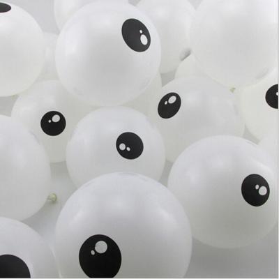 China New Latex Balloons Halloween Decorations Set Eyeball Balloon Halloween Balloons Set Latex Animal Eyes 5inch Thick for sale