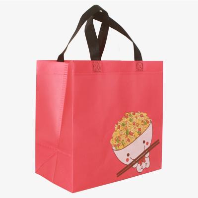 China 100% Custom Wholesale Eco-Friendly/Lightweight/Cheap Heat Seal PP Nonwoven Eco-Friendly Tote Bags And Gift Bag for sale