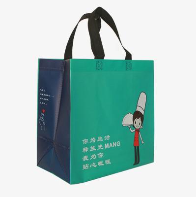 China Waterproof Color Carry Bag Custom Eco Heat Seal Nonwoven Fabric Nonwoven Bag For Tote Shopping Bag Wholesale for sale